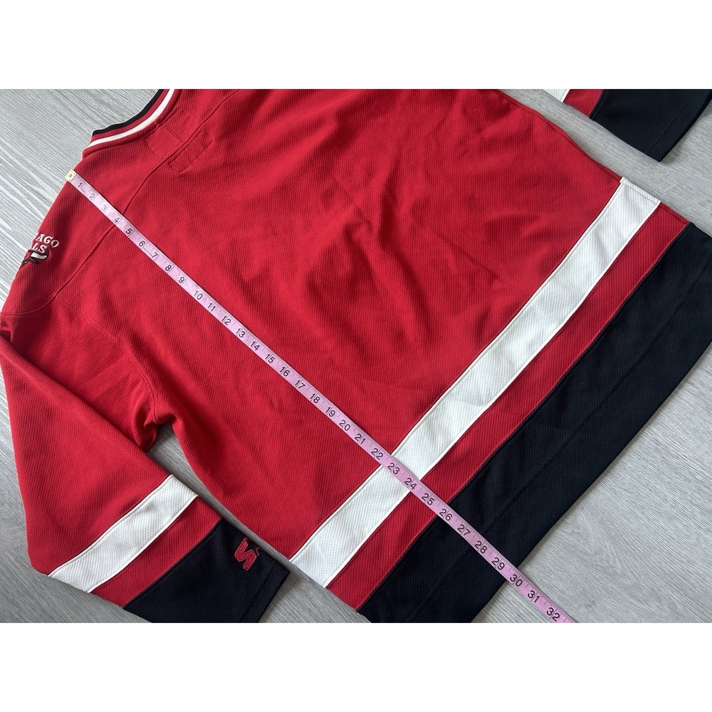 Chicago Bulls Starter Hockey Jersey Men's Size XL NBA Basketball Red - Picture 8 of 8